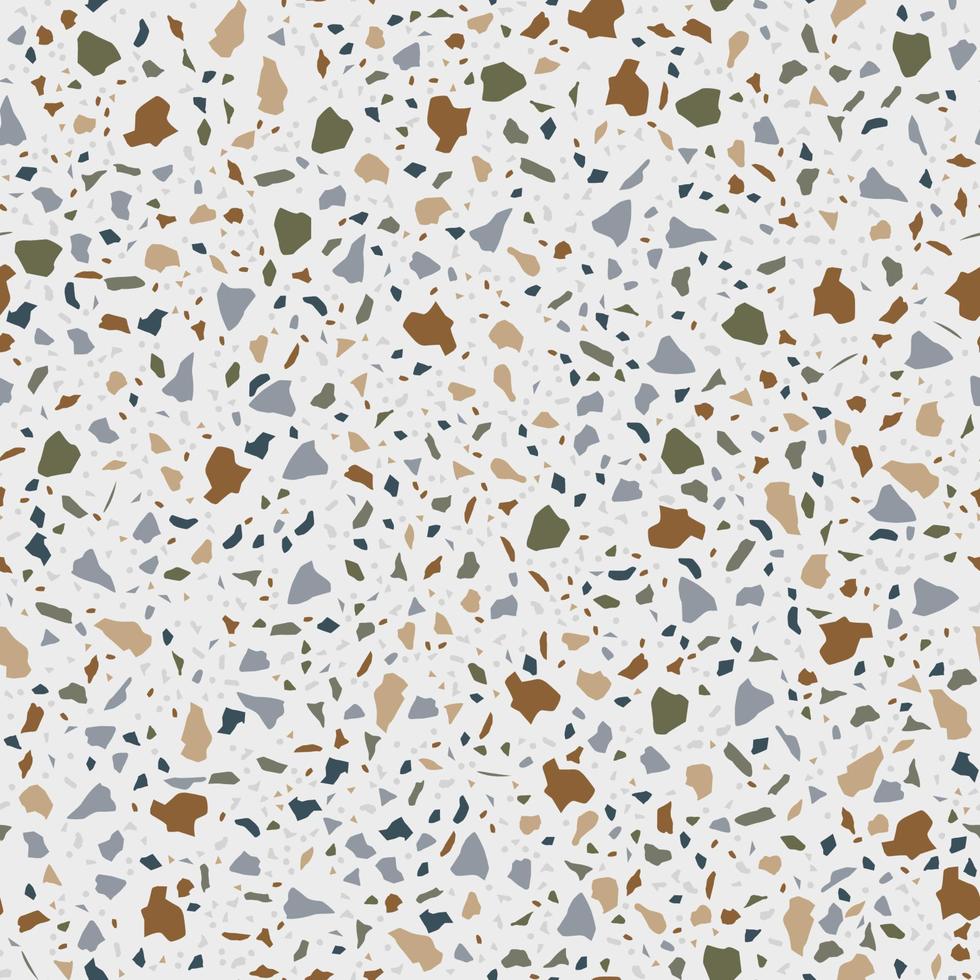 marmo terrazzo moderno motivo senza cuciture alla moda vettore