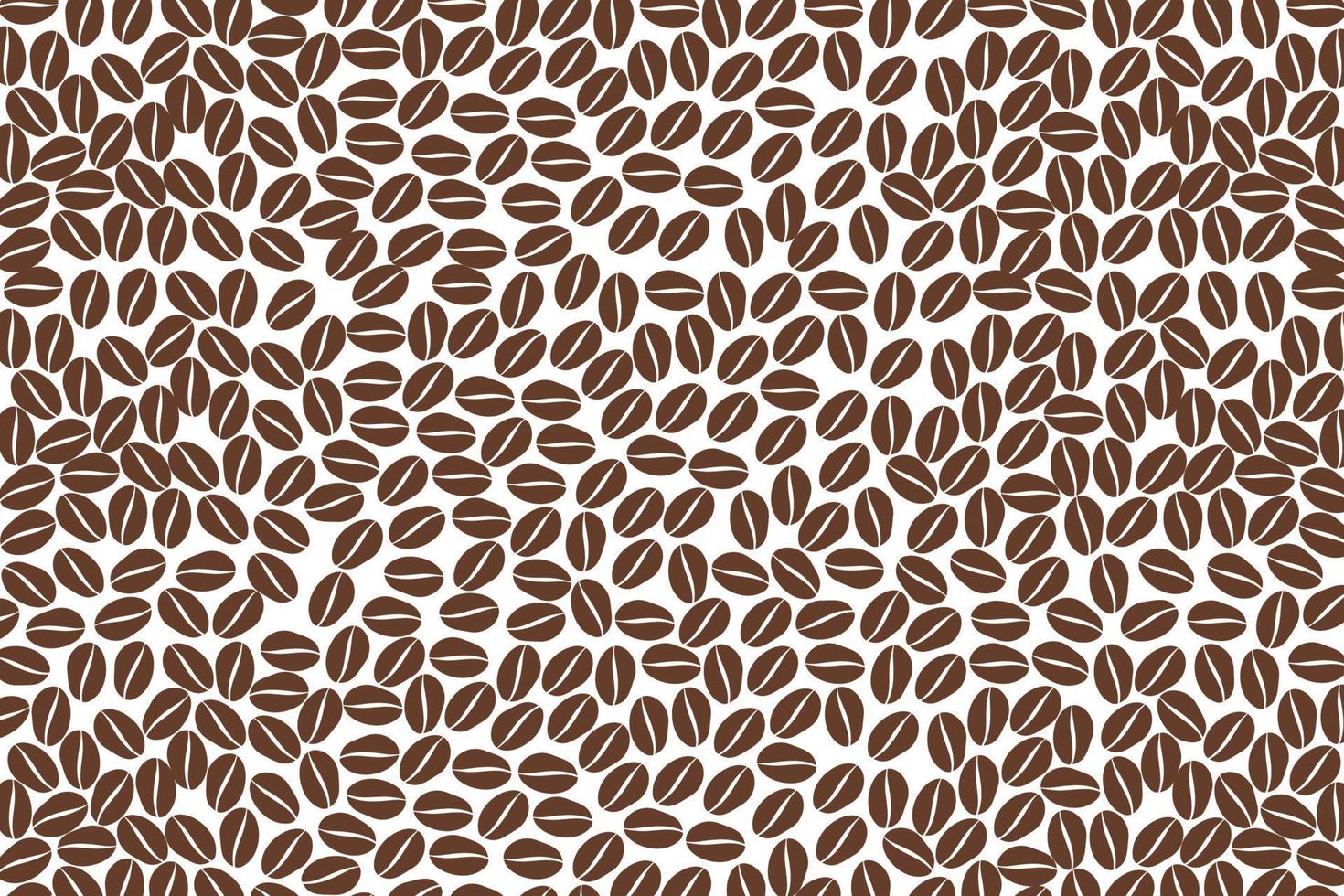 chicchi di caffè astratto seamless pattern texture di sfondo vettore