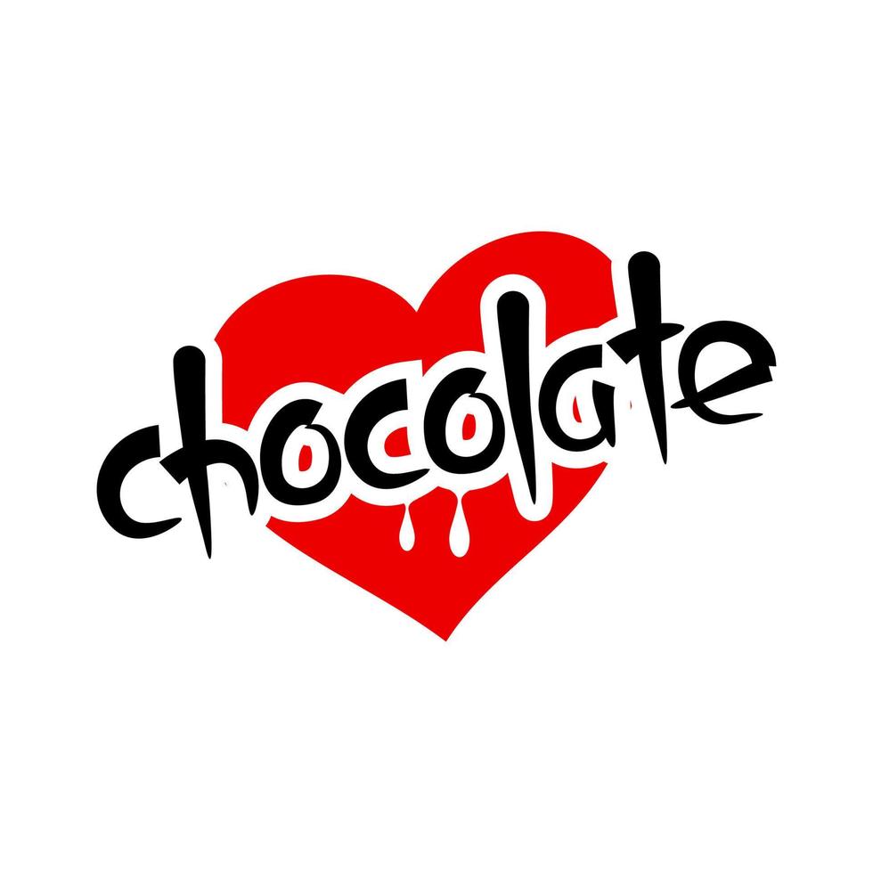amore cioccolato vettore