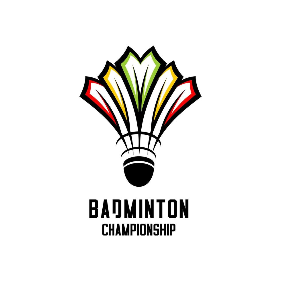 vettore di sport di badminton