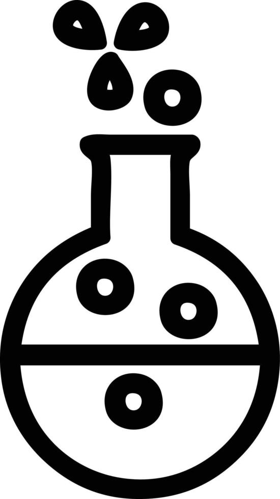 icona dell'esperimento scientifico vettore