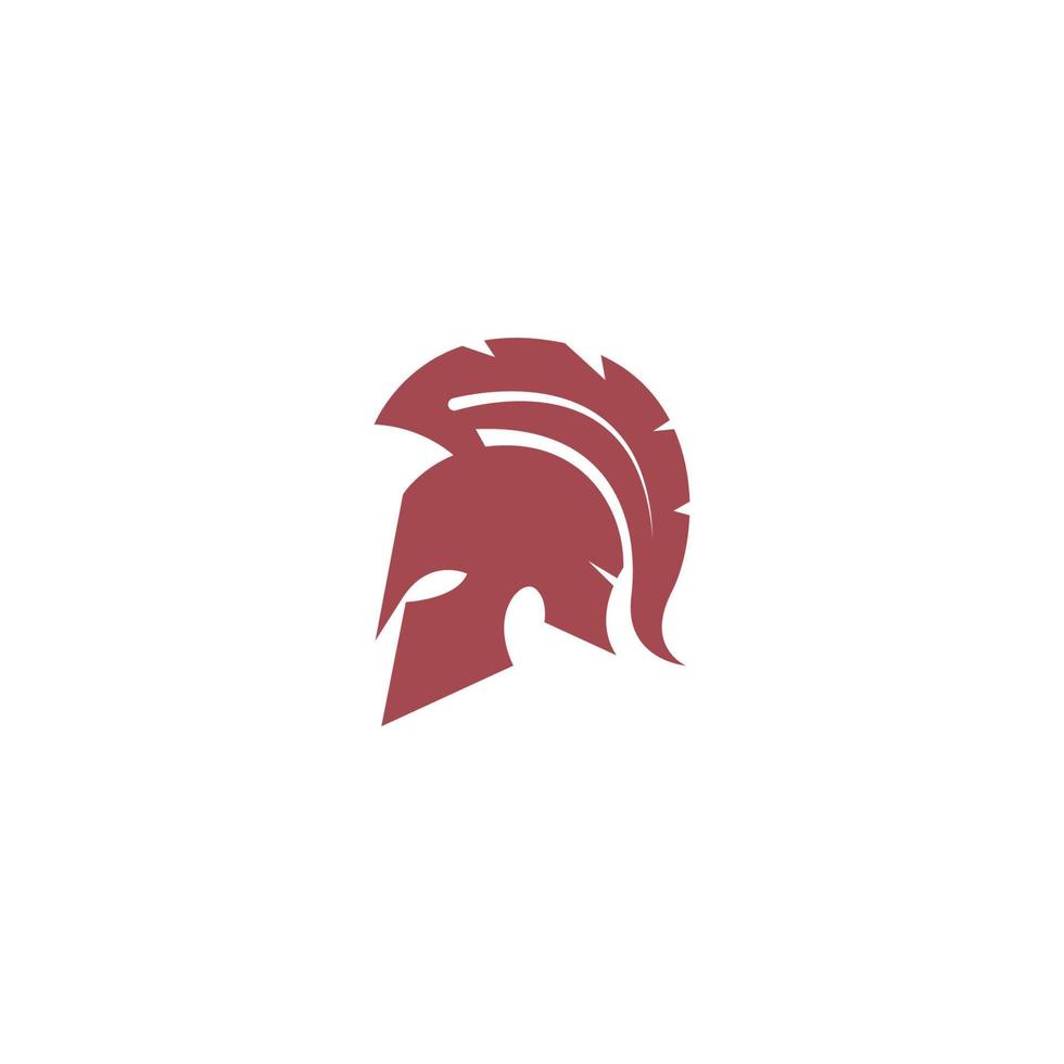 illustrazione dell'icona del logo del gladiatore vettore
