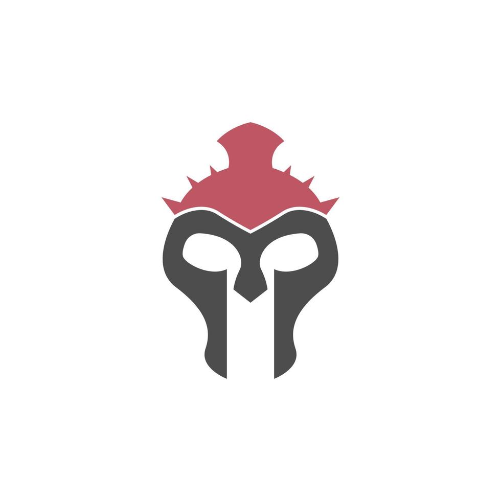 illustrazione dell'icona del logo del gladiatore vettore