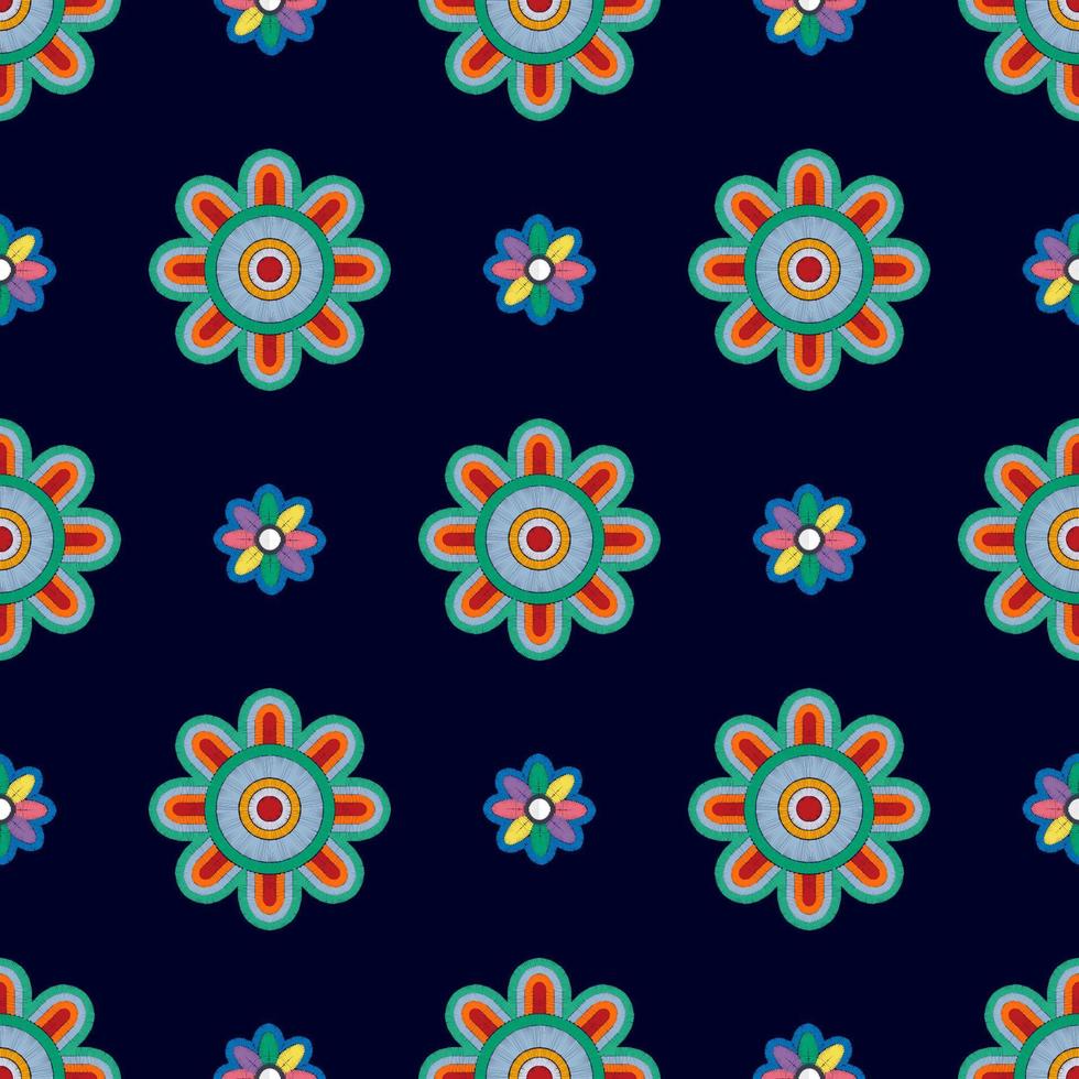 motivo geometrico astratto disegno etnico senza cuciture. tappeto in tessuto azteco ornamenti mandala decorazioni tessili carta da parati. tribale boho nativo etnico turchia ricamo tradizionale sfondo vettoriale