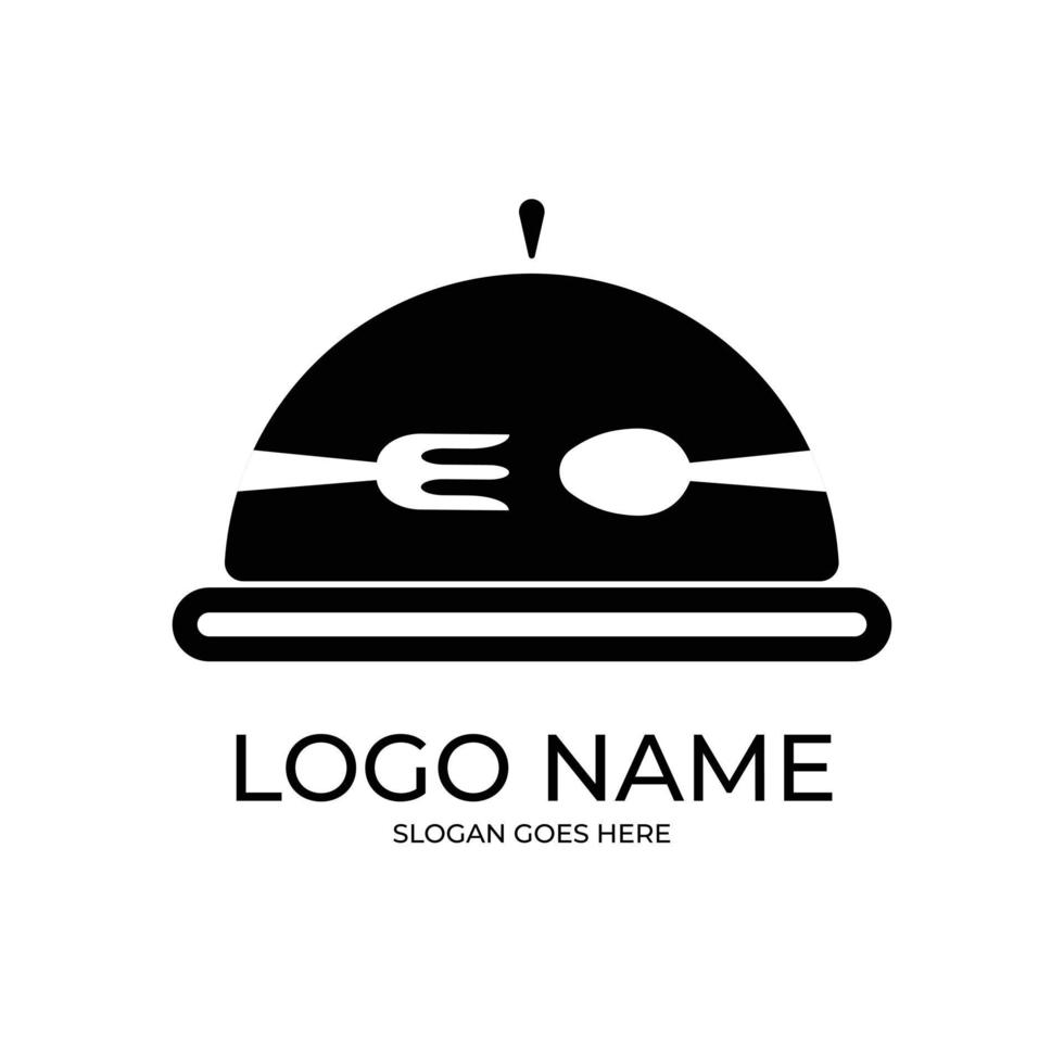 concetto di logo ristorante esclusivo vettore