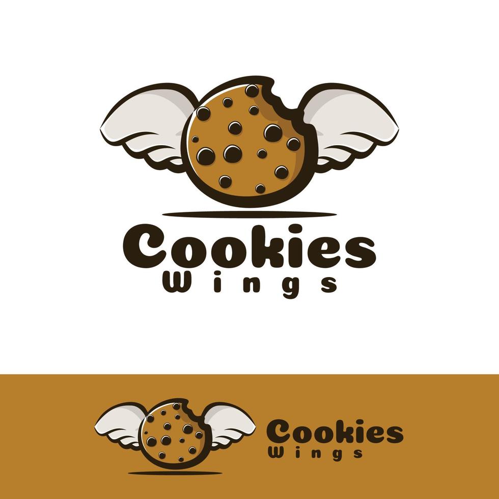 illustrazione di arte delle ali dei biscotti vettore