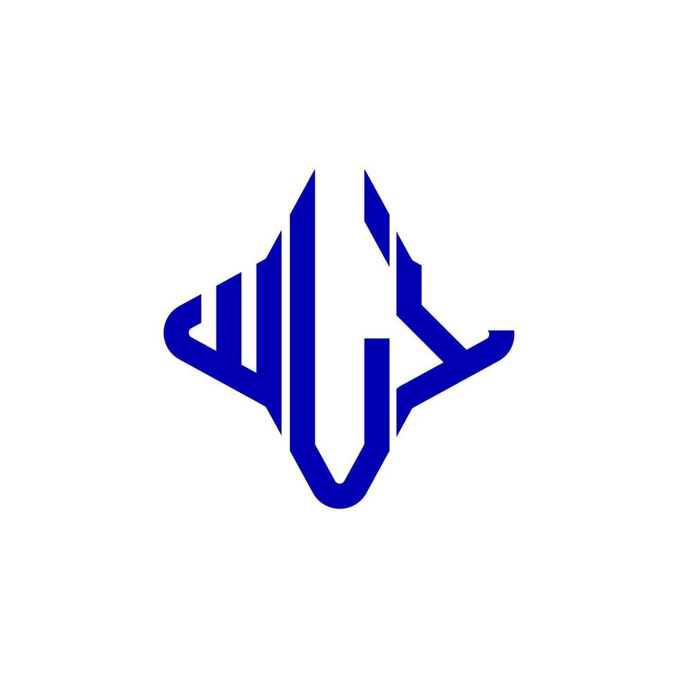 wly lettera logo design creativo con grafica vettoriale