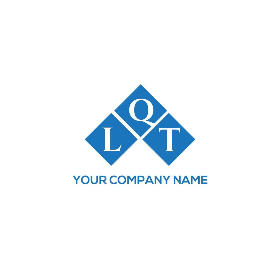 lqt lettera logo design su sfondo bianco. lqt creative iniziali lettera logo concept. disegno della lettera lqt. vettore