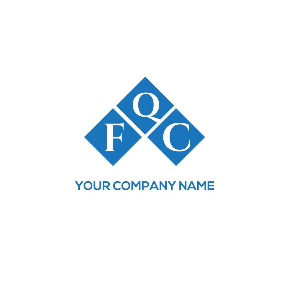 fqc creative iniziali lettera logo concept. fqc lettera design.fqc lettera logo design su sfondo bianco. fqc creative iniziali lettera logo concept. disegno della lettera fqc. vettore