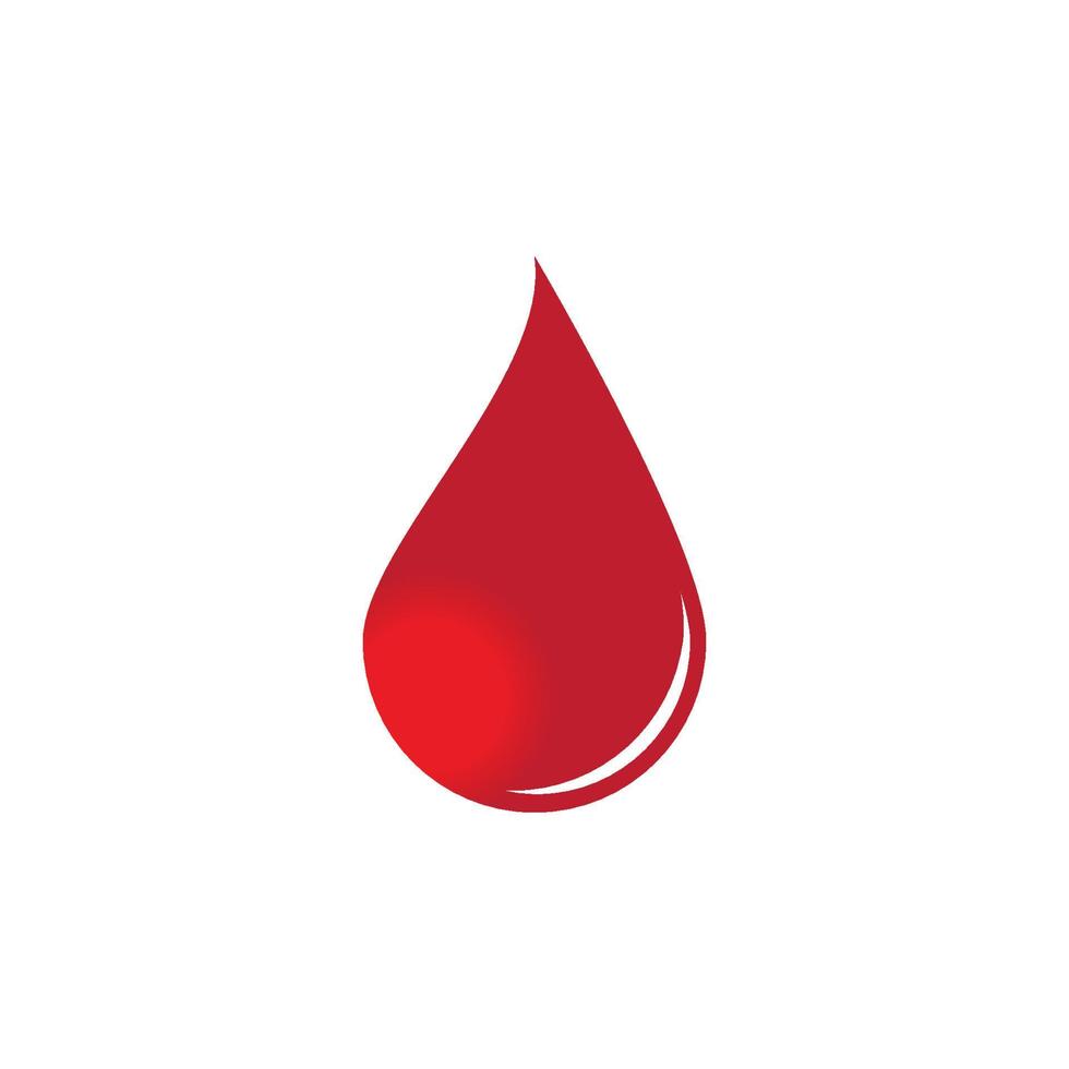vettore del logo del sangue