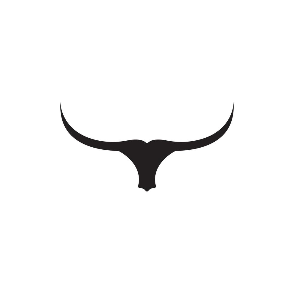 disegno del logo del toro vettore