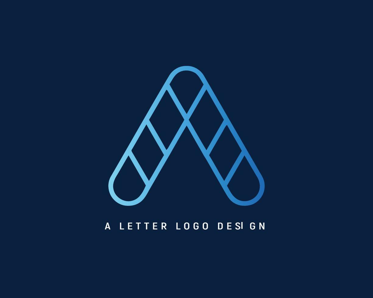 iniziale un monogramma moderno e un design elegante del logo, modello gratuito di logo icona vettoriale di lettere professionali.