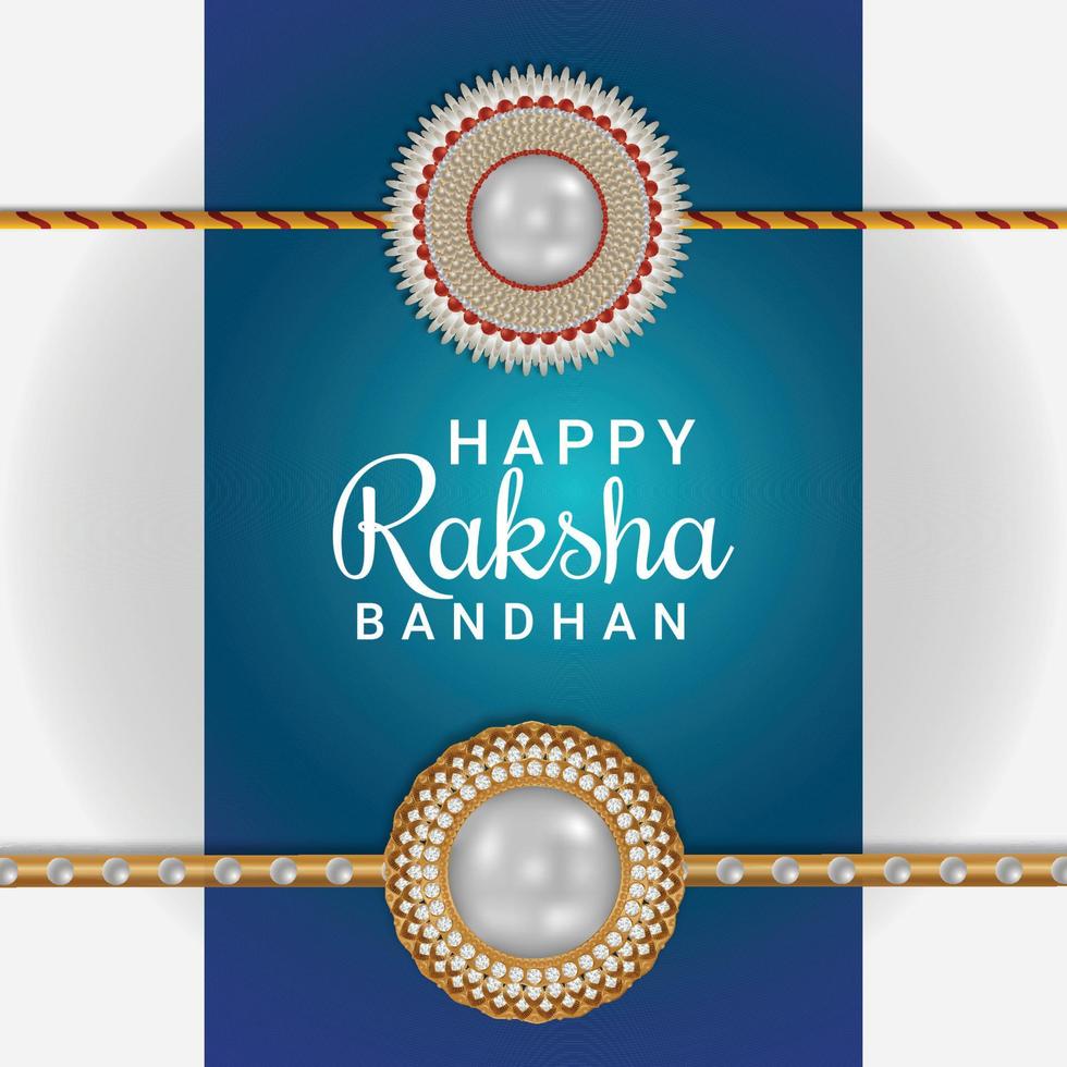 sfondo del festival culturale indiano di raksha bandhan vettore