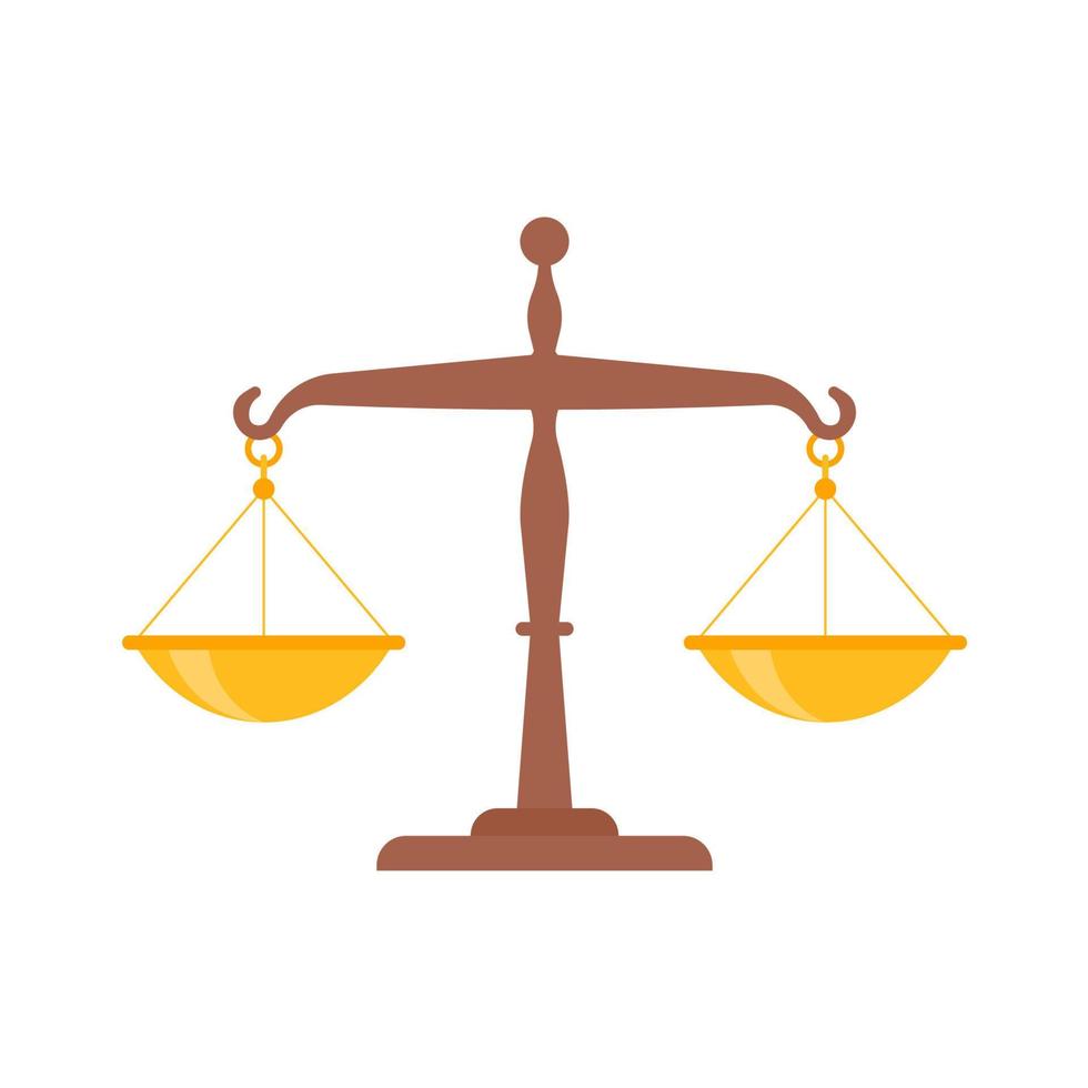 scale antiche. il concetto di giustizia nelle sentenze giudiziarie dei giudici. vettore