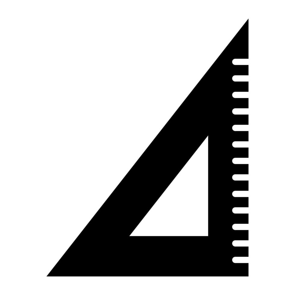 icona del glifo triangolo geometrico vettore