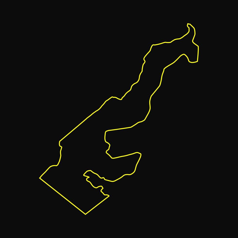 mappa illustrata di monaco vettore