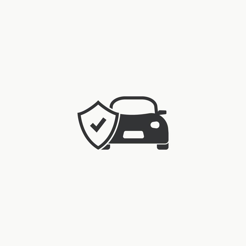illustrazione vettoriale di progettazione grafica icona assicurazione auto
