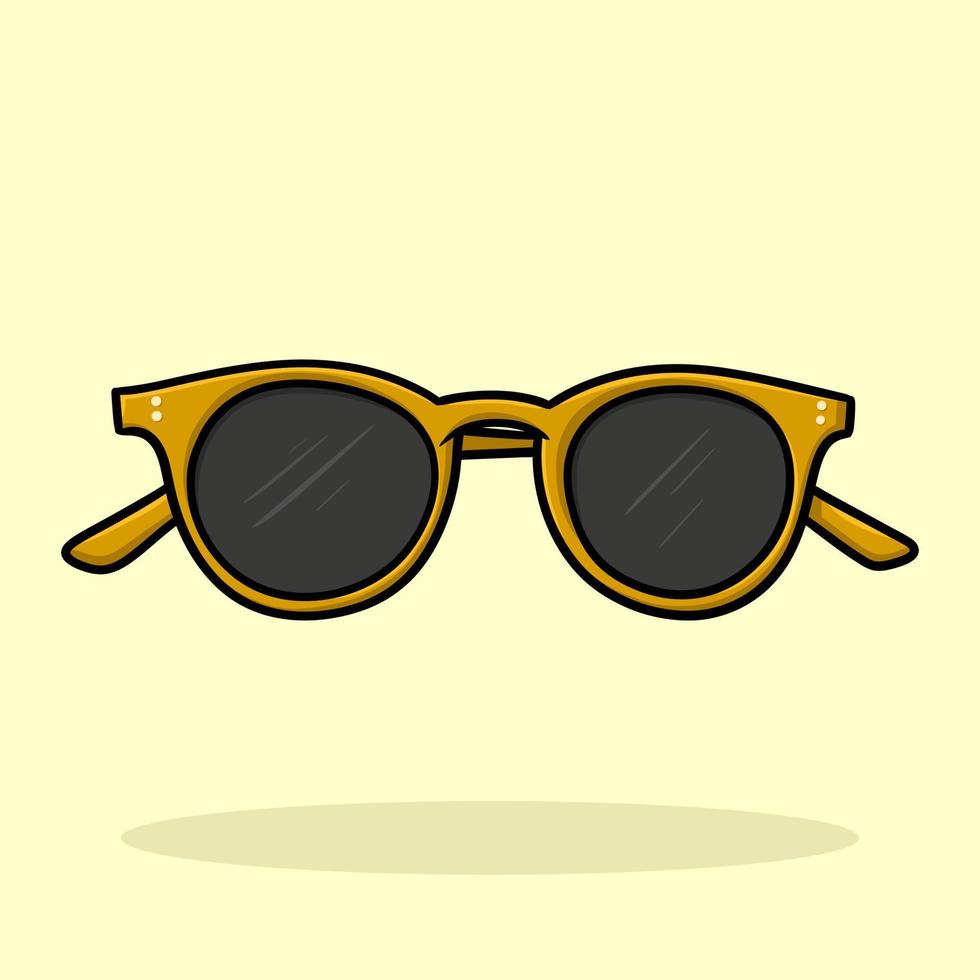 illustrazione di vettore del fumetto degli occhiali