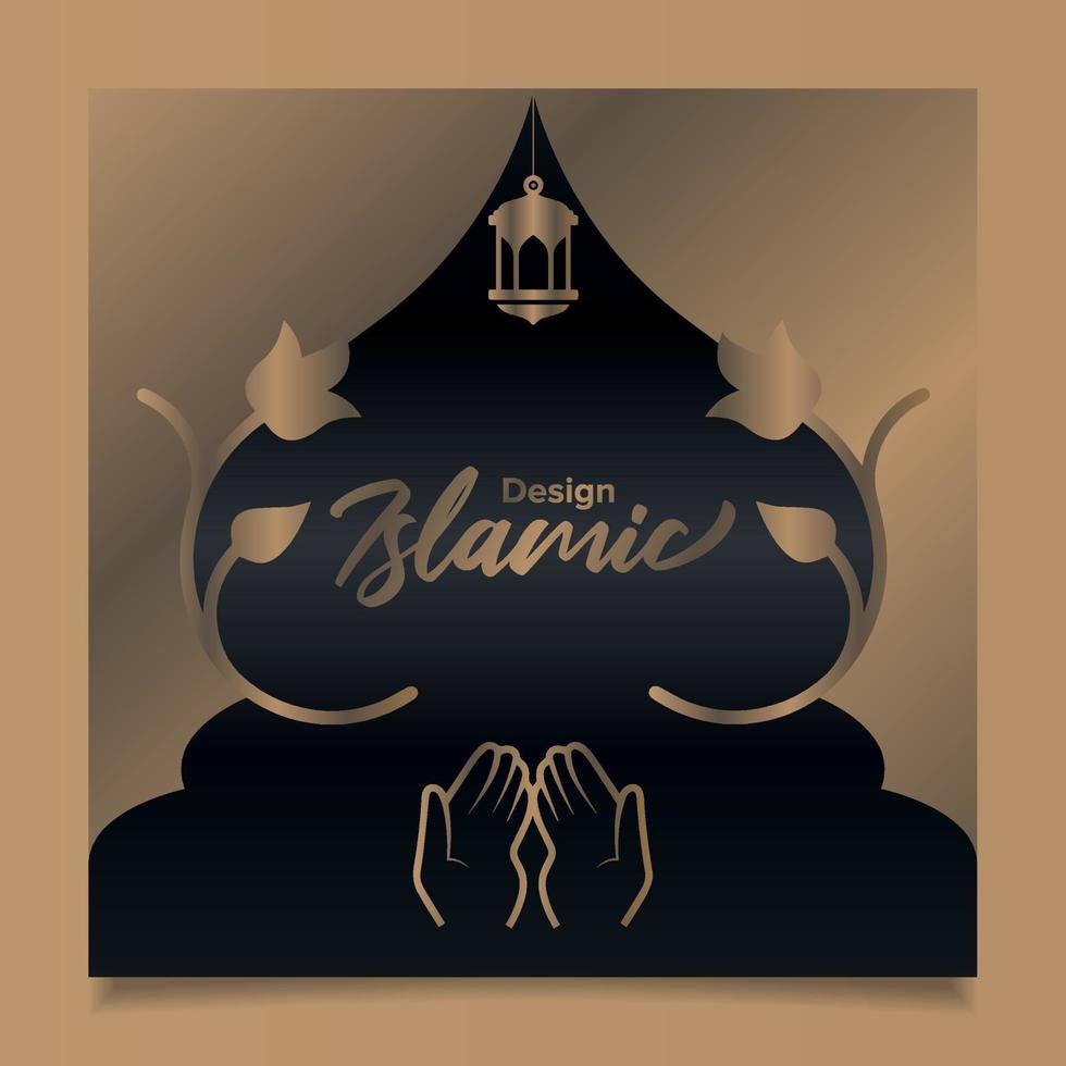 vettore di design islamico