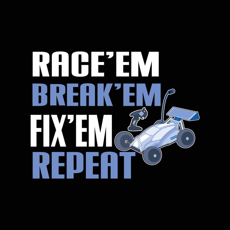 race'em back'em fix'em ripetere vettore