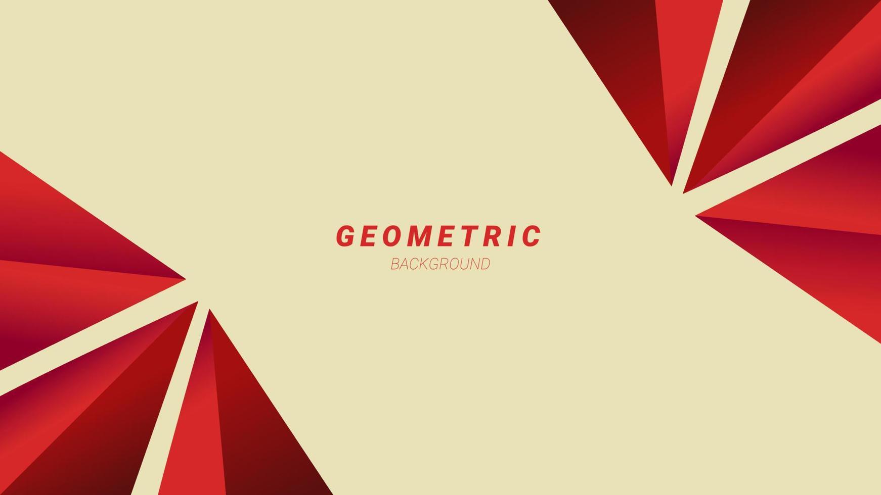 astratto rosso gradiente forma geometrica sfondo disegno vettoriale art