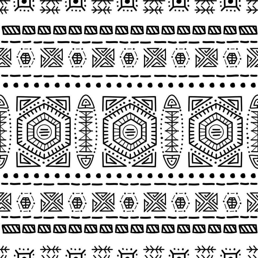 modello senza cuciture navajo. sfondo ikat con trama di design tradizionale vettore