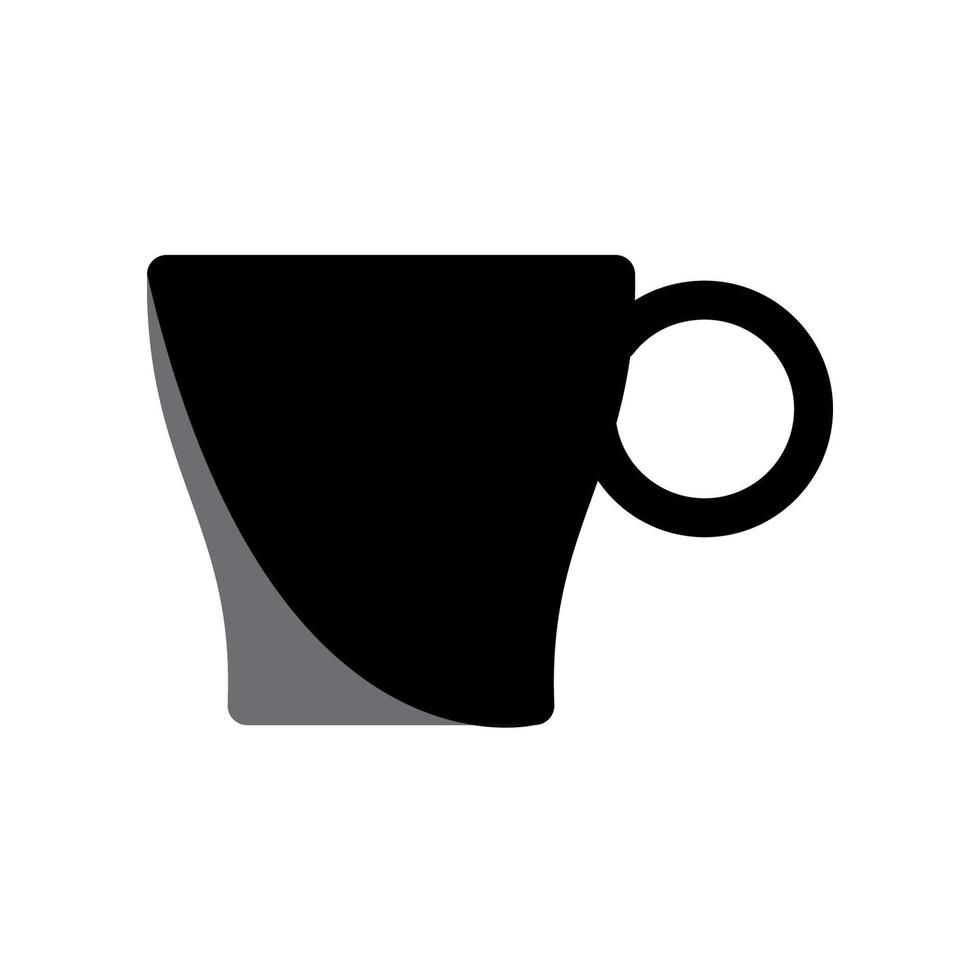 illustrazione grafica vettoriale dell'icona della tazza