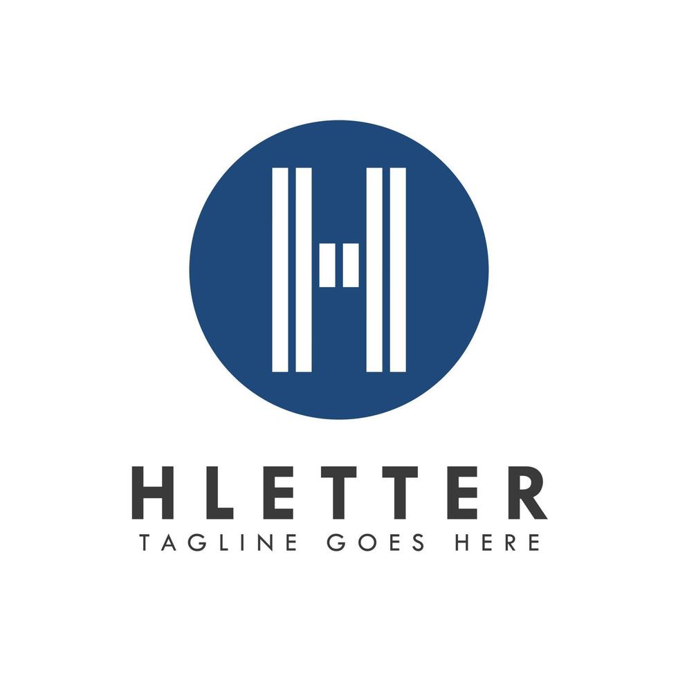 alfabeto lettera h logo e design dell'icona vettore