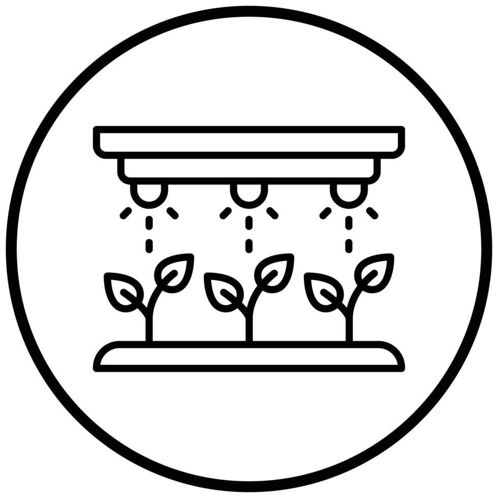 stile icona di irrigazione vettore