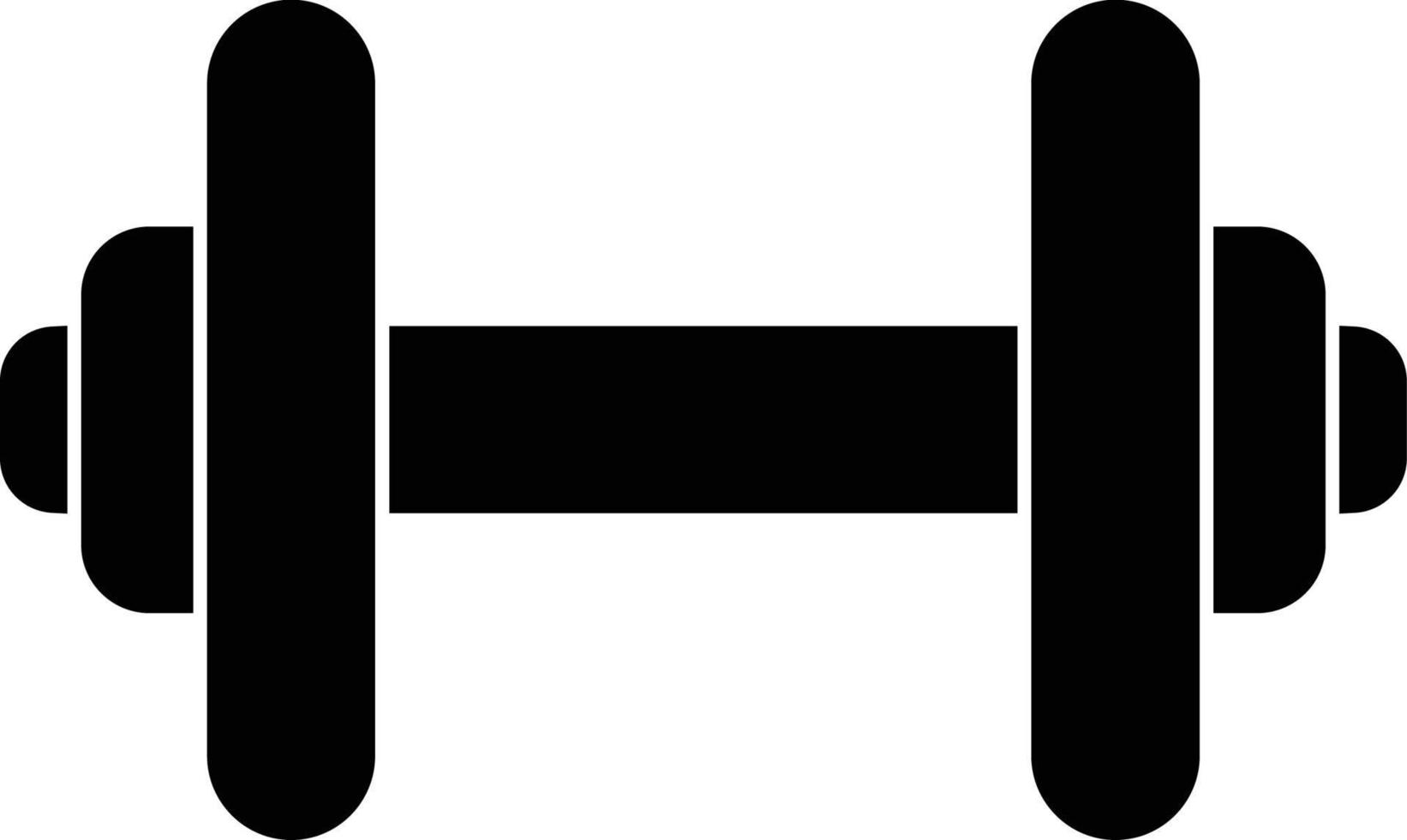 icona vettore dumbell che può essere facilmente modificata o modificata