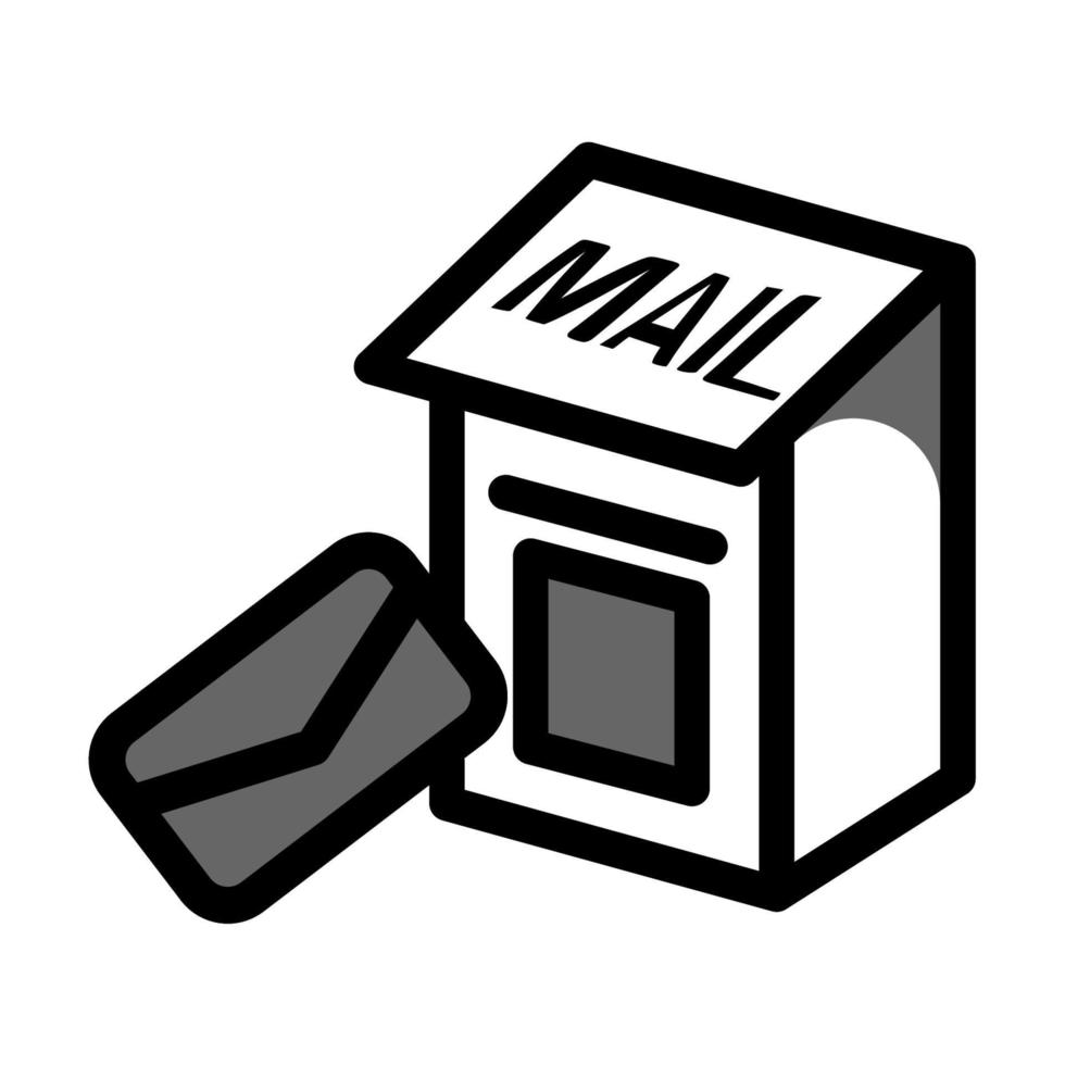 illustrazione grafica vettoriale dell'icona della casella di posta