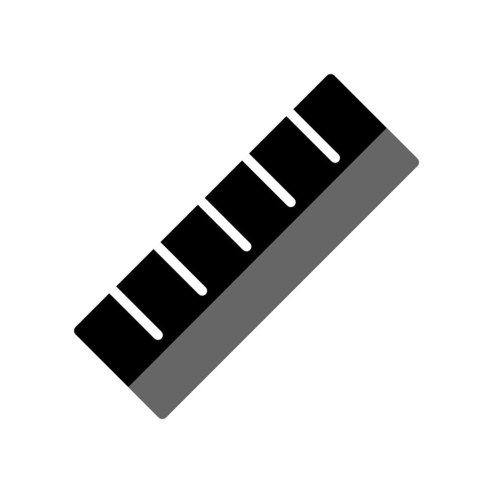 illustrazione grafica vettoriale dell'icona del righello