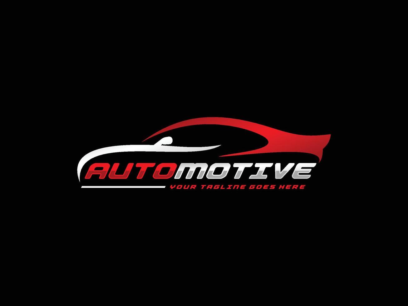 illustrazione vettoriale del design del logo automobilistico. vettore logo auto