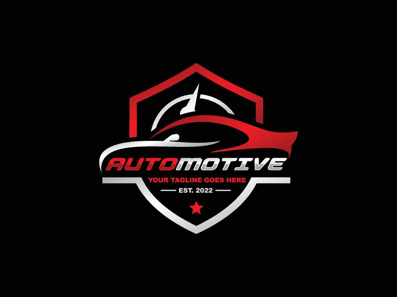 illustrazione vettoriale del design del logo automobilistico. vettore logo auto