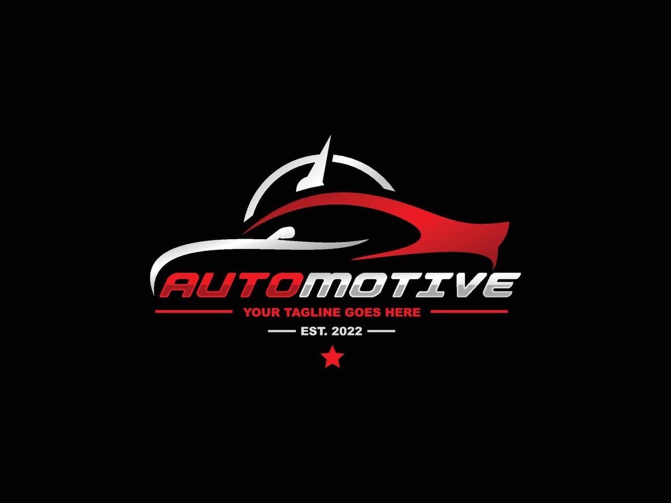 illustrazione vettoriale del design del logo automobilistico. vettore logo auto