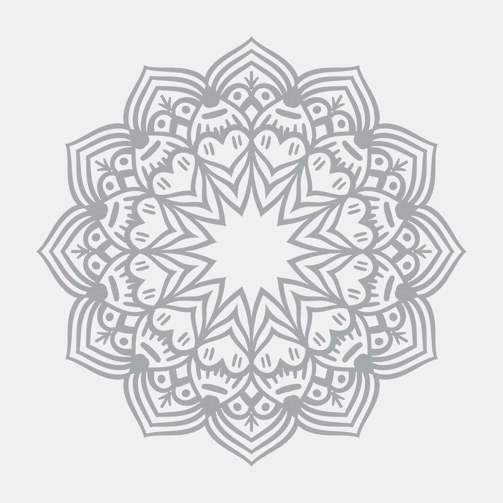 decorativo di lusso ornamentale mandala design sfondo illustrazione vettoriale