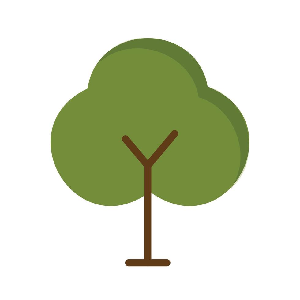 vettore dell'albero per la presentazione dell'icona del simbolo del sito Web