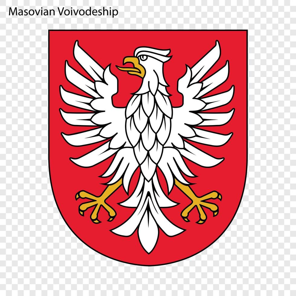 emblema dello stato della polonia vettore