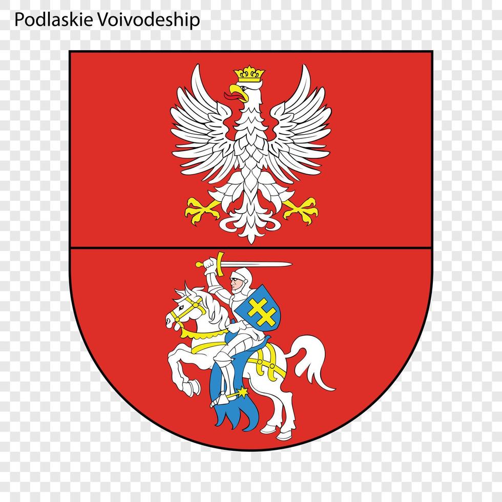 emblema dello stato della polonia vettore