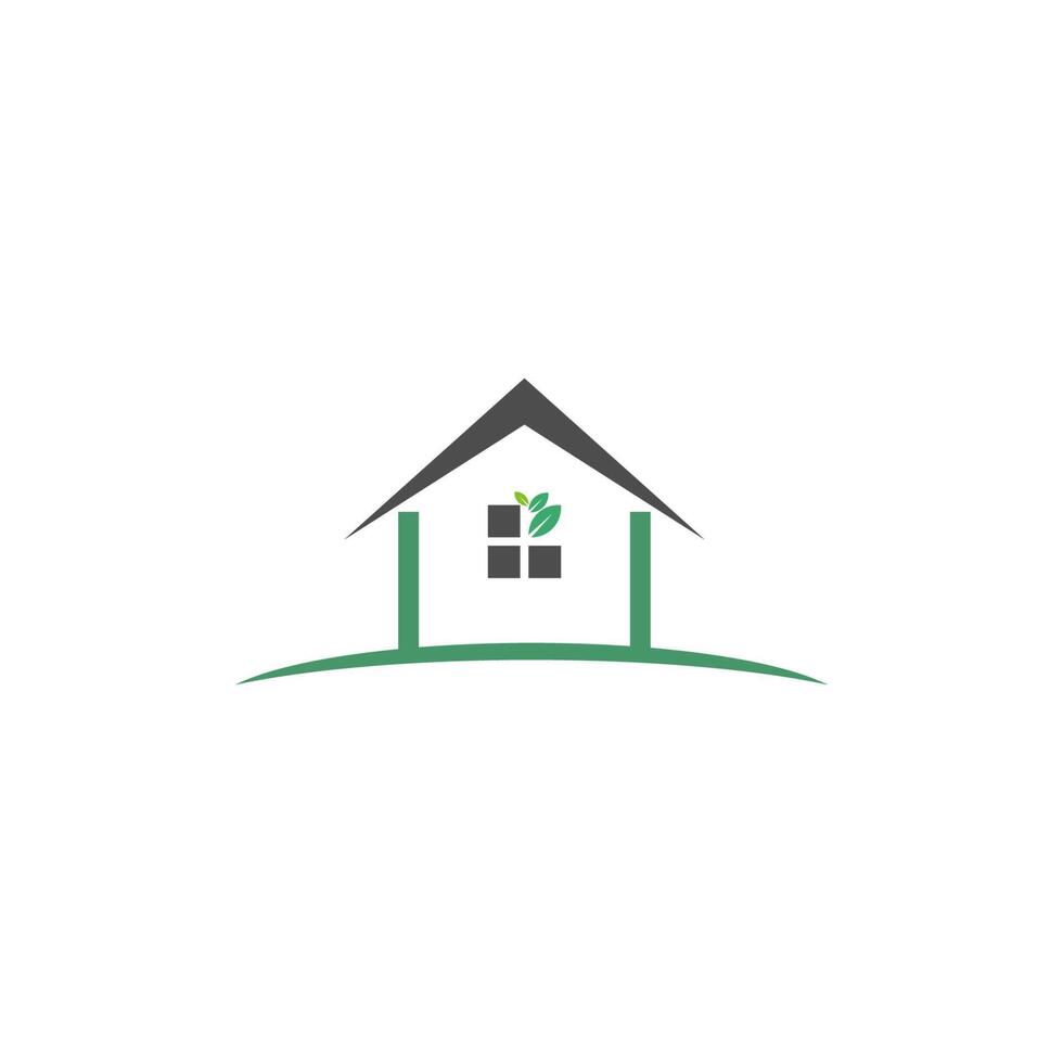 modello di illustrazione di design icona logo casa eco vettore