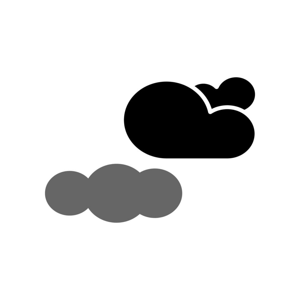 illustrazione grafica vettoriale di icona nuvoloso