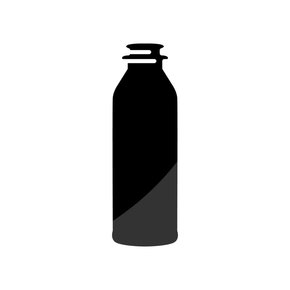 illustrazione grafica vettoriale dell'icona della bottiglia di latte