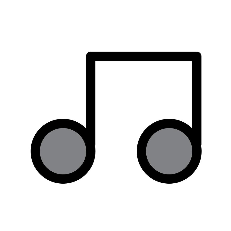 illustrazione grafica vettoriale dell'icona della musica