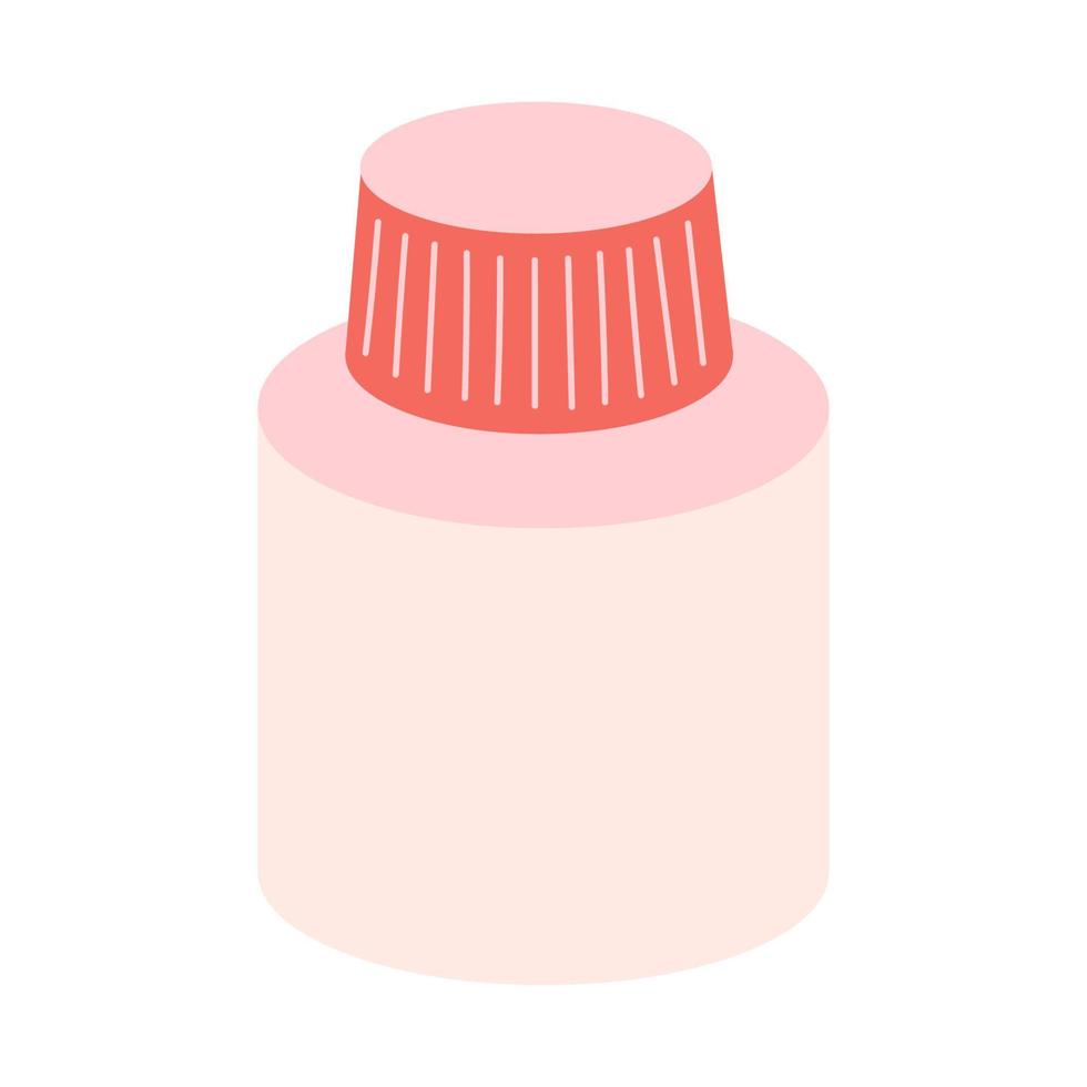 bottiglia di pillola medica vettoriale. illustrazione piatta assistenza sanitaria vettore