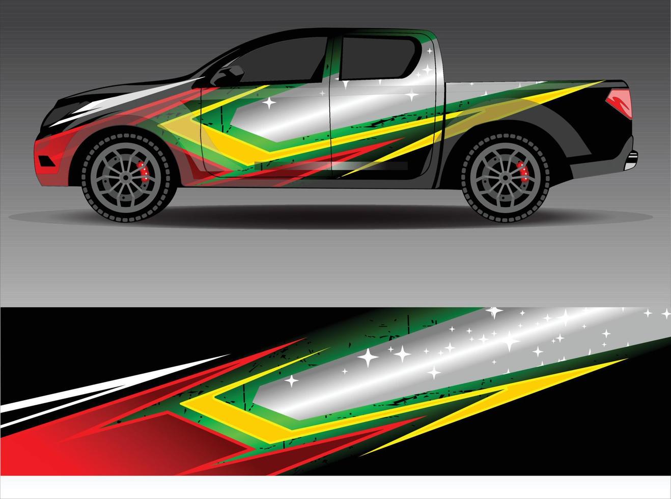 grafica della decalcomania dell'involucro dell'auto. abstract eagle stripe grunge racing e sfondo sportivo per livrea da corsa o adesivo in vinile per auto uso quotidiano vettore