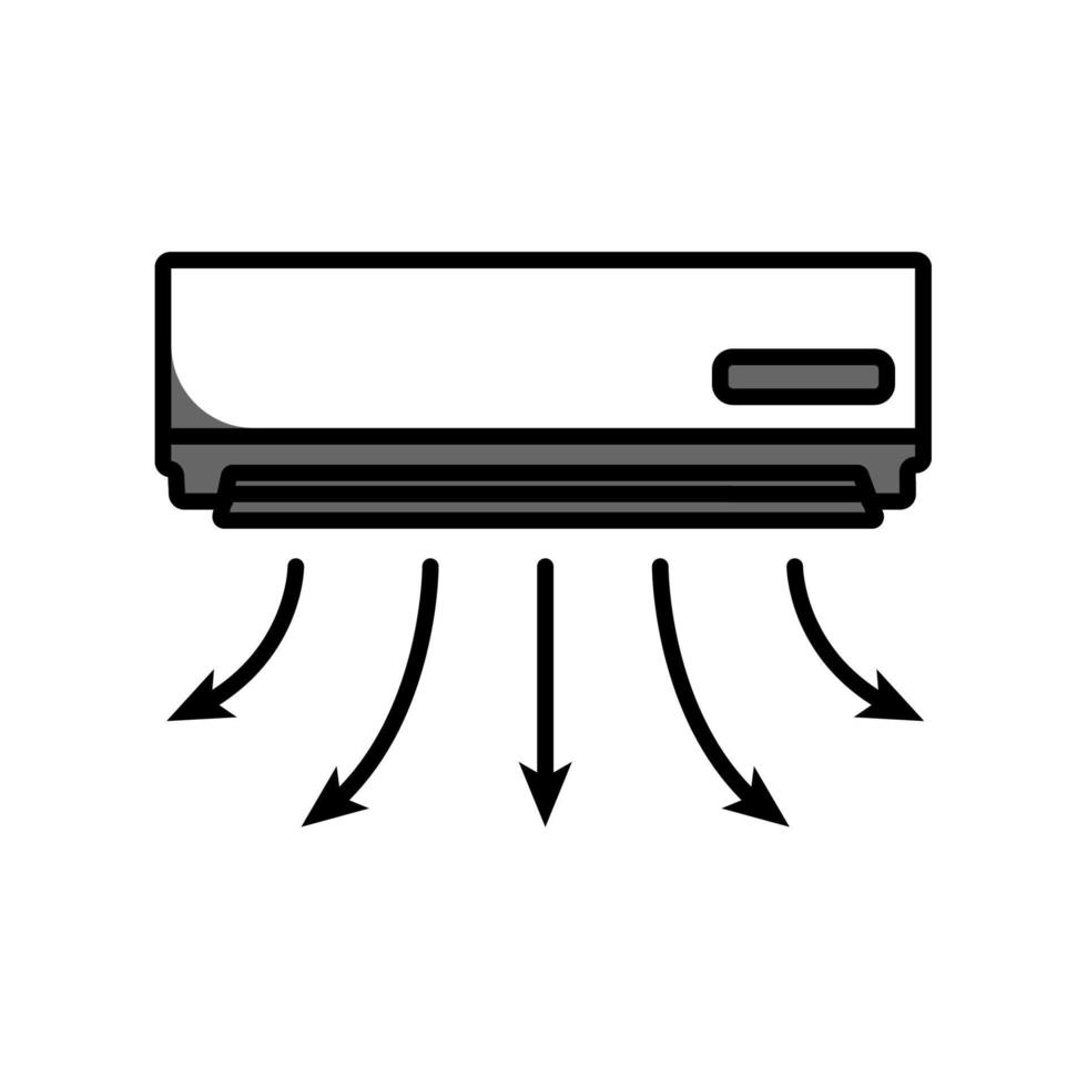 modello icona condizionatore d'aria vettore