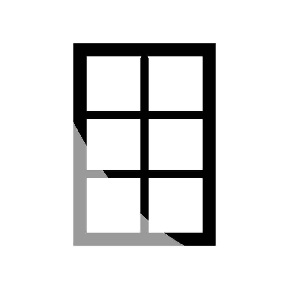 illustrazione grafica vettoriale dell'icona della finestra