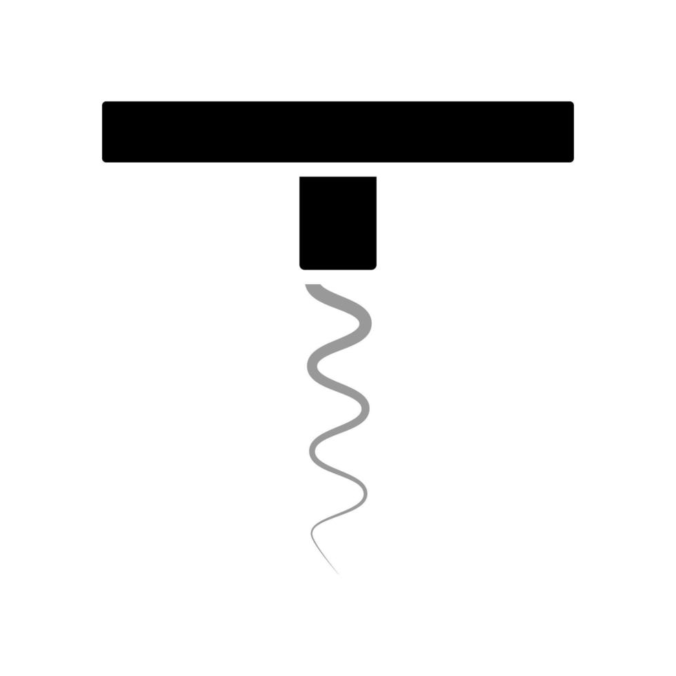 illustrazione grafica vettoriale dell'icona apribottiglie