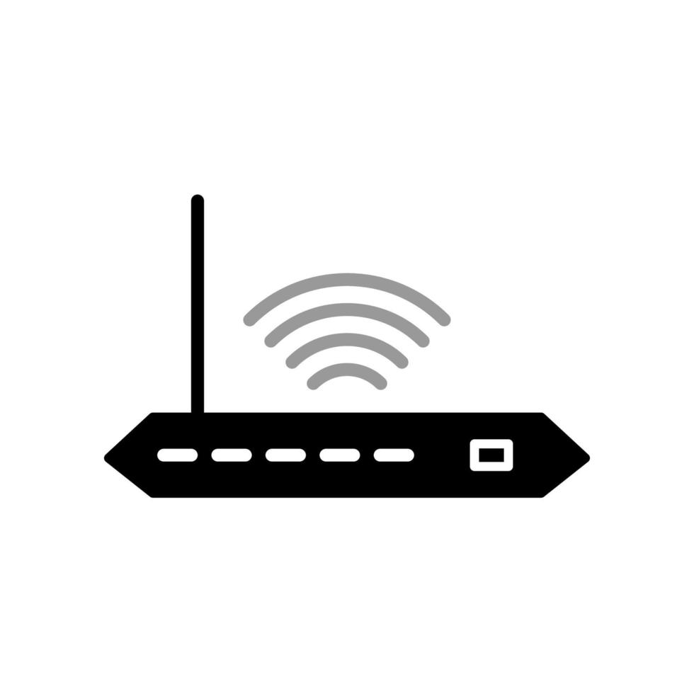 illustrazione grafica vettoriale dell'icona del router