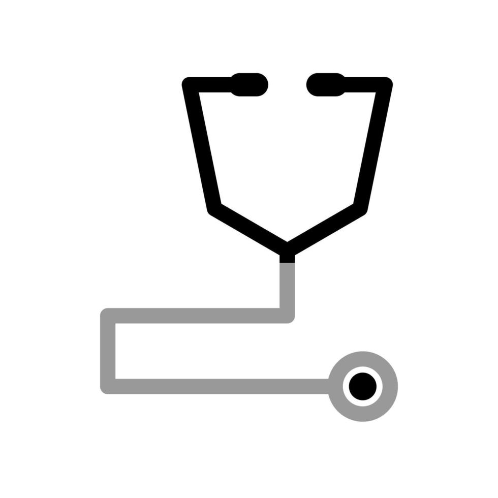illustrazione grafica vettoriale dell'icona dello stetoscopio